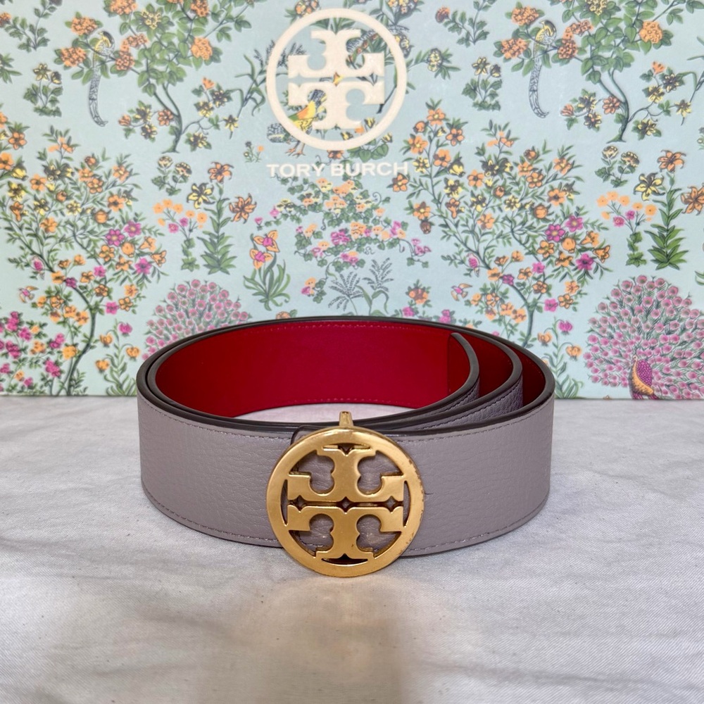 Tory Burch Miller reversible Logo belt